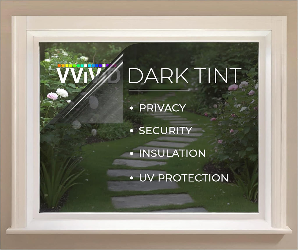 Heat Control 99% Anti UV Residential Vinyl Wrap Window Medium Tint Roll (600 Inch x 60 Inch Bulk roll)