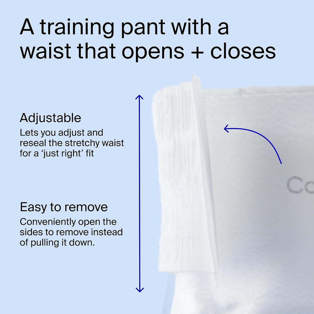 Coterie The Pant, Size 6, Refastenable Training Pants for Sensitive Skin, Hypoallergenic, Overnight Leak Protection, 4T/5T (33-62 lbs), 92 Count