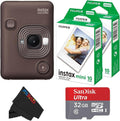 Fujifilm Mini LiPlay Hybrid Instant Camera with Mini Film (Deep Bronze, w/ 20 Film Sheets)