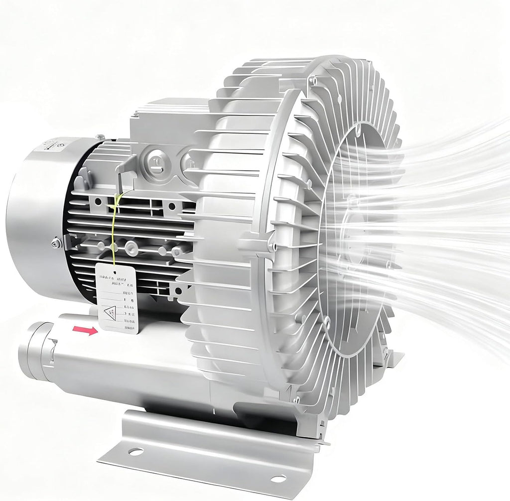 Industrial Regenerative Blower 120W-1500W | Vortex Air Pump 0.16HP-2.04HP | High-Efficiency Vacuum Pump for Air Blowing & Suction | Durable & Powerful Blowing Solutions