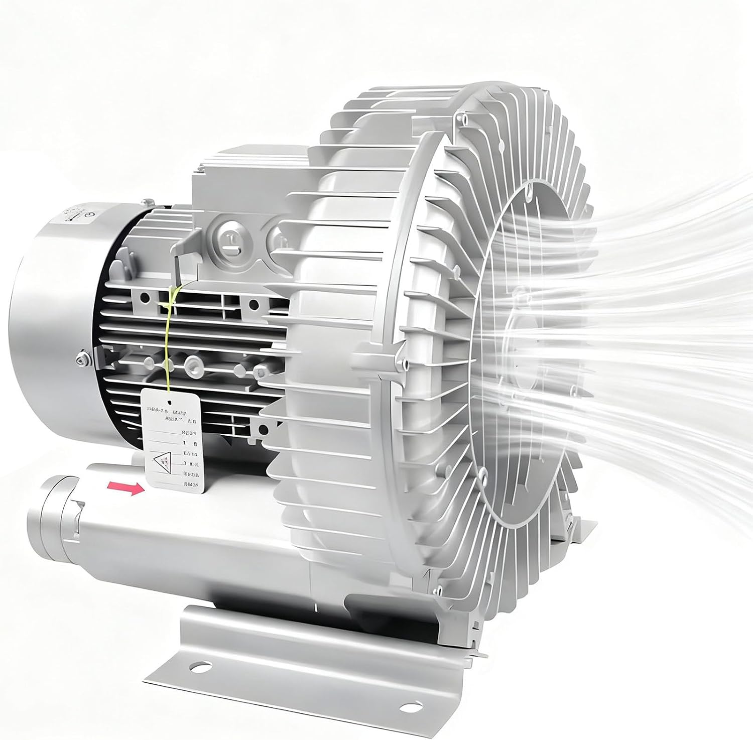 High-Power Regenerative Blower 120W-1500W, 0.16HP-2.04HP Industrial Vacuum Pump, Vortex Air Pump for Efficient Blowing and Suction, Heavy-Duty Performance