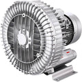 High Pressure Vortex Ring Blower, Regenerative Blower with Blowing and Suction, Industrial Grade Vacuum Pump for Wastewater Treatment and Aquaculture(120w,220v)