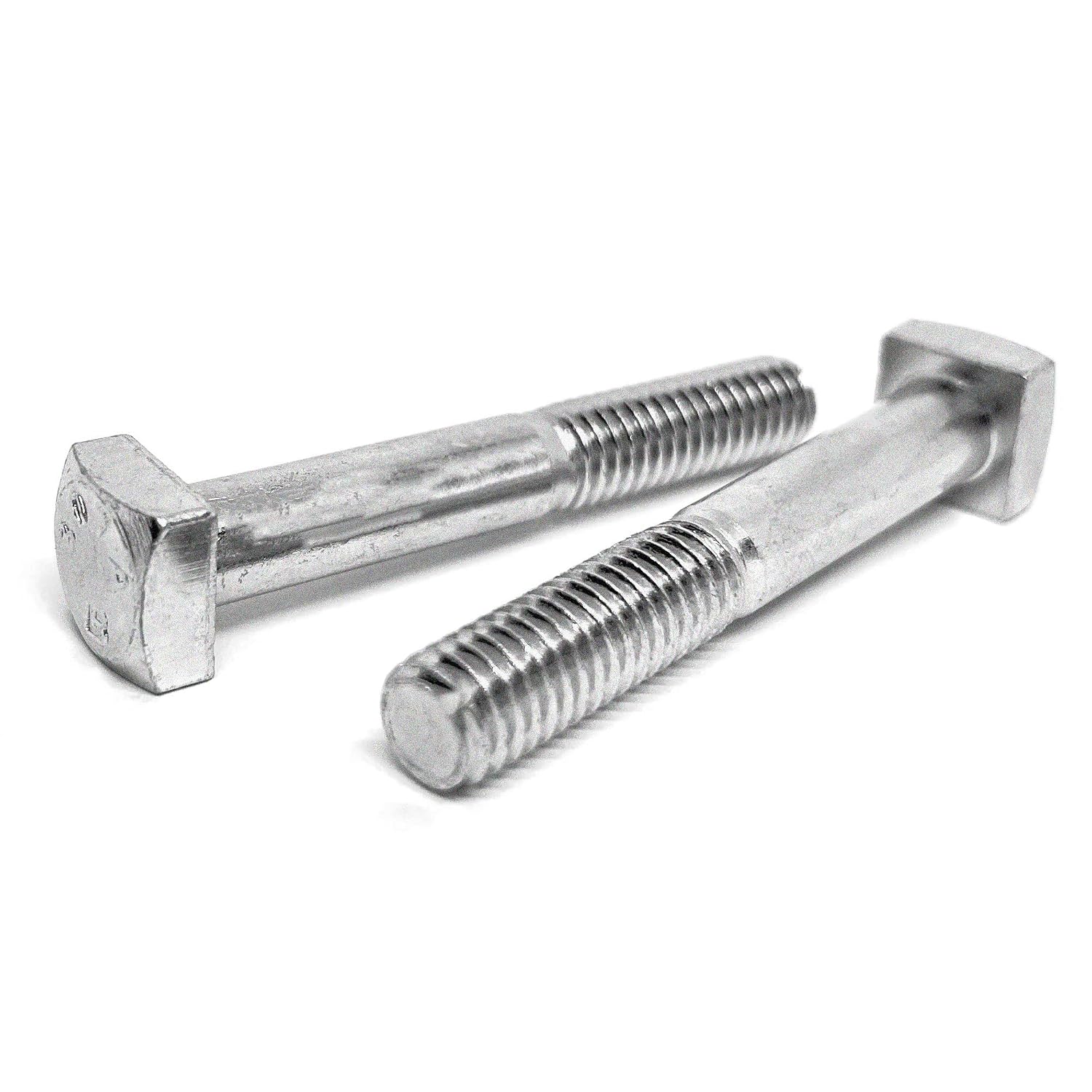 (900 Pieces) 1/4'-20x3' Square Head Bolts Grade A307 Hot Dip Galvanized