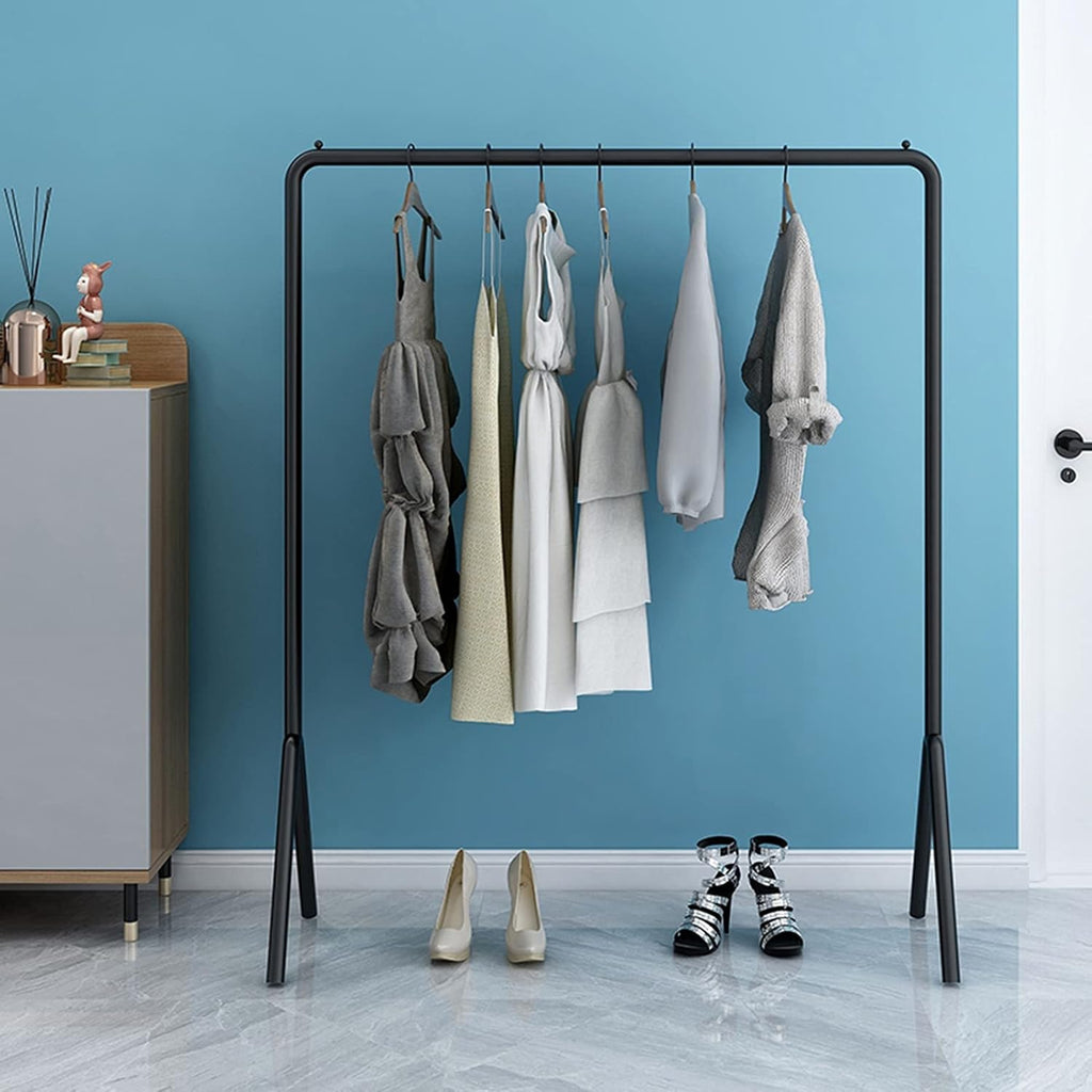 Coat Rack Clothing Rack Metal Garment Rack for Hanging Clothes Bedroom Corridor Laundry Room Retail Display Rack(Gold 100x40x150CM)