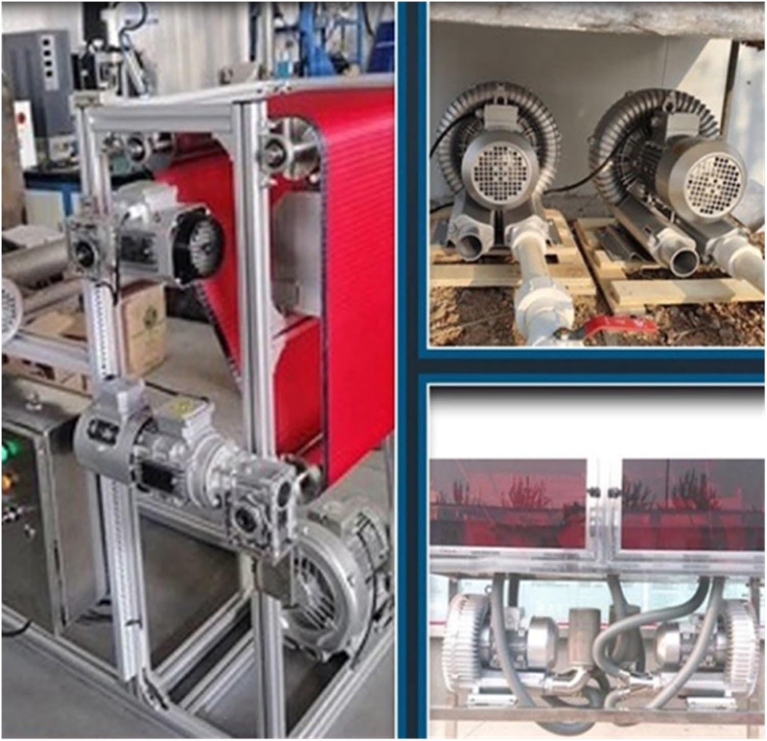 Regenerative Blower, Industrial High Pressure Vortex Blower Dual Impeller Aeration Pump Centrifugal Air Blower For Fish Pond And Workshop Use,Vortex Ring Blower