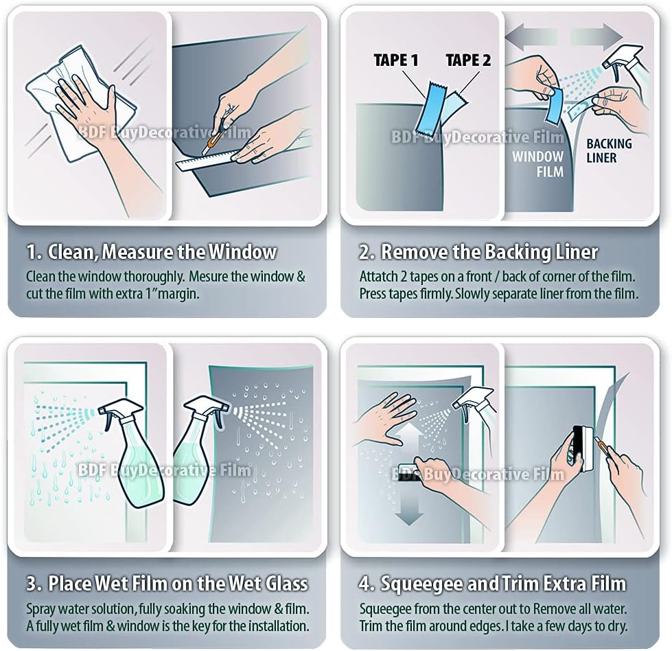 BDF EXS35 Exterior Window Film Glare and Sun Control Reflective Silver 35 (Medium) - 48in X 24ft