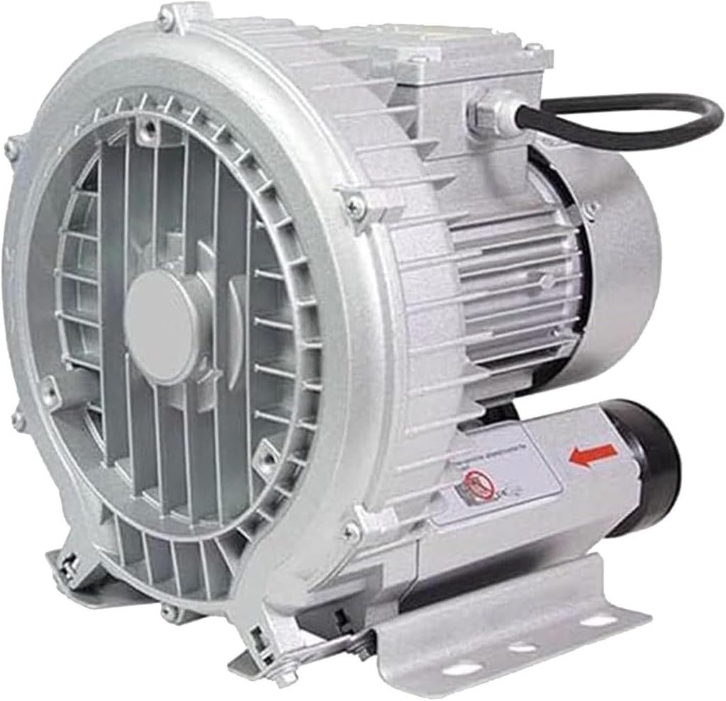 Regenerative Blower High-Pressure Vortex Ring Blower 110V 60Hz Single Phase 0.16-2.01HP for Sewage Aeration Aquarium Fish Pond,750W/1.01HP