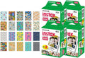 4X Fujifilm instax mini Instant Film (80 Exposures) Bundle with 20 Sticker Frames for Fuji Instax Prints Travel Package
