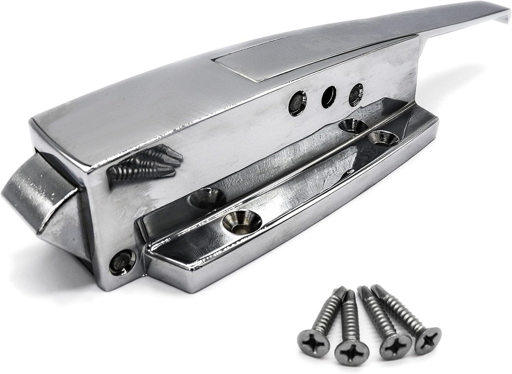 COMPONENT HARDWARE KEIL W38 POLISHED CHROME HEAVY DUTY LATCH BODY, AND HARDWARE KIT