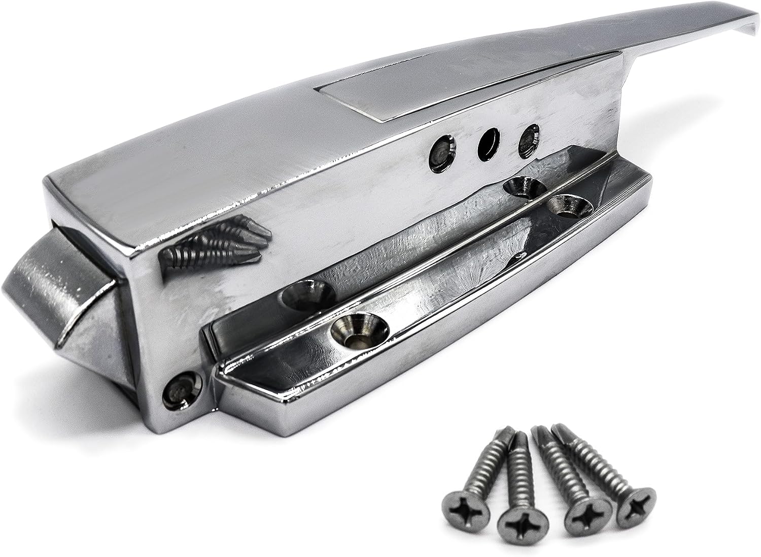COMPONENT HARDWARE KEIL W38 POLISHED CHROME HEAVY DUTY LATCH BODY, AND HARDWARE KIT