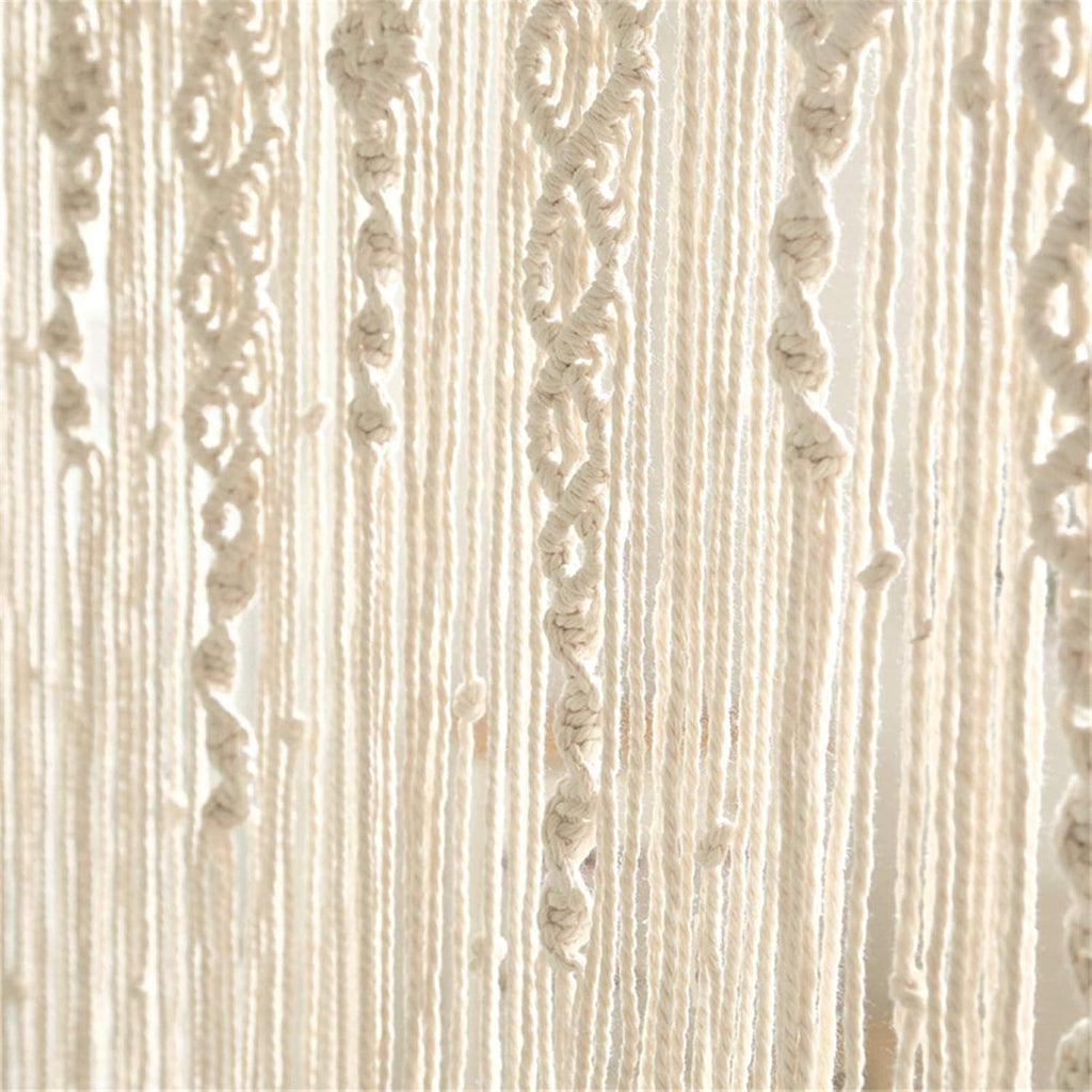 Macrame Macrame Curtain Tapestry Macrame Wall Hanging Woven Tapestry for Room Divider Window Door Curtains Wedding Background Home Decor (130 * 180cm)
