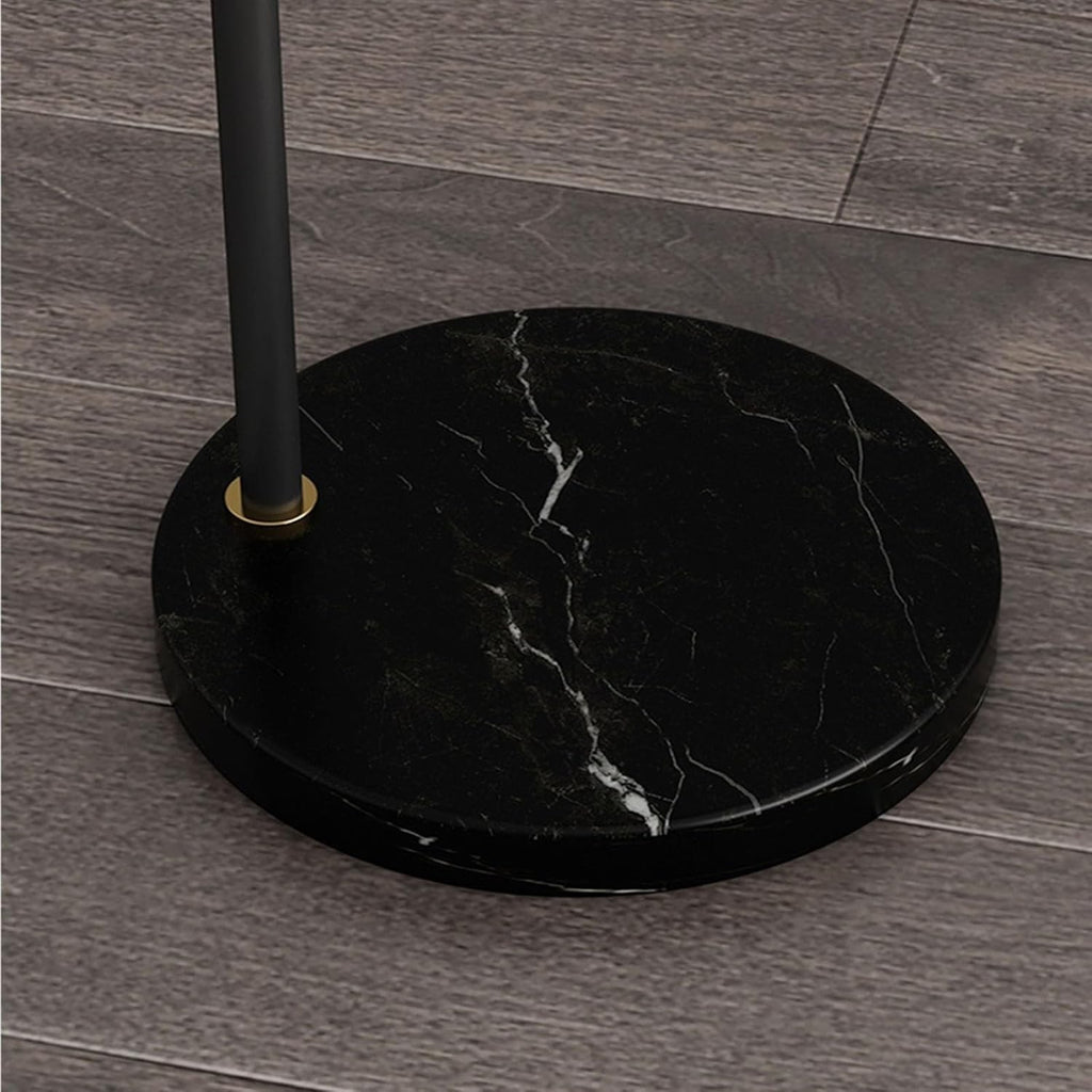 Floor Lamp Contemporary Modern Creative with Table, Metal with Marble Tray, for Office, Cafe, Living Room Bedroom