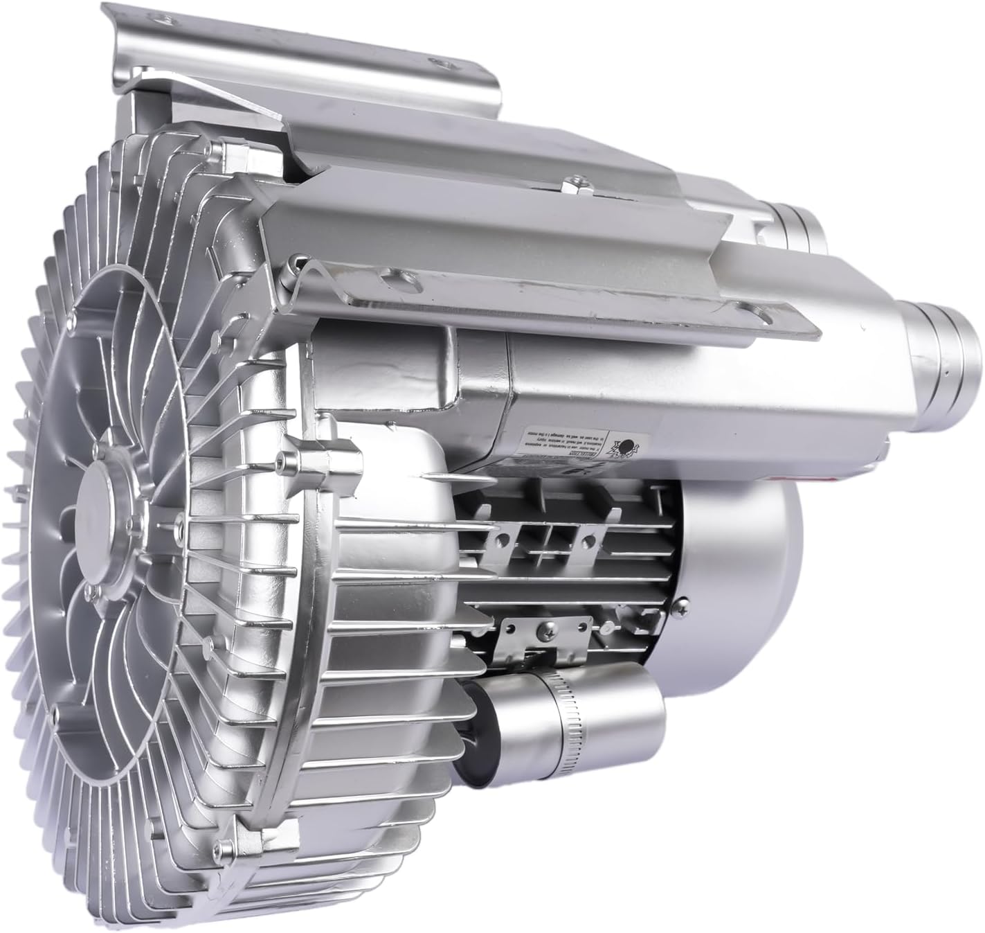 Industrial Vacuum Pump for Factory Ventilation Dust Removal, 220V/380V AC Three Phases Regenerative Blower, 1.5KW, Maximum Rated Airflow 263m³/h (155CFM)
