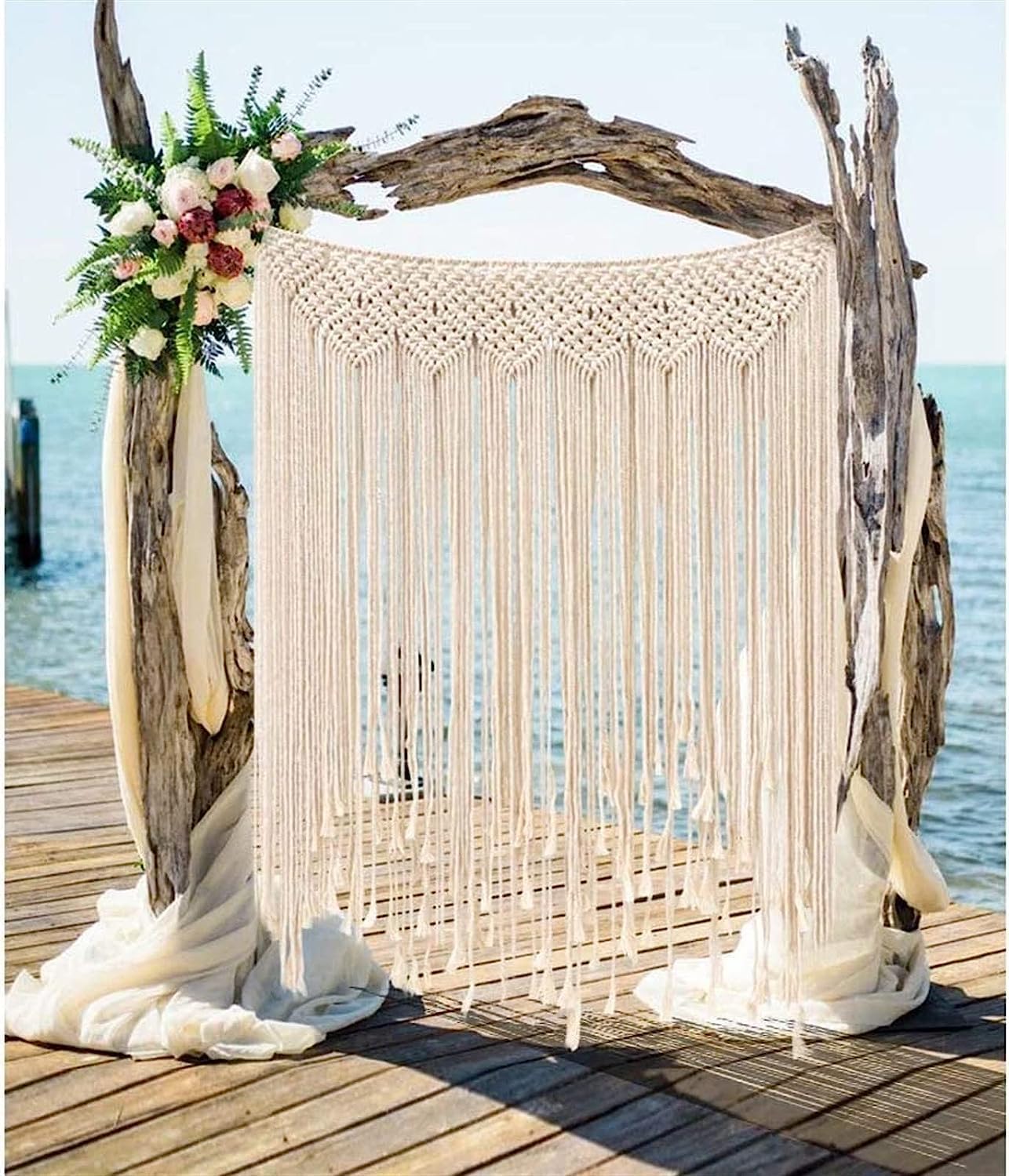 Modern Wall Decor Woven,Wall Hanging Art Tapestry, Macrame Wall Hanging Tapestry Boho Macrame Tapestry Woven Home Decor Wall Tapestry for Bedroom Living Room