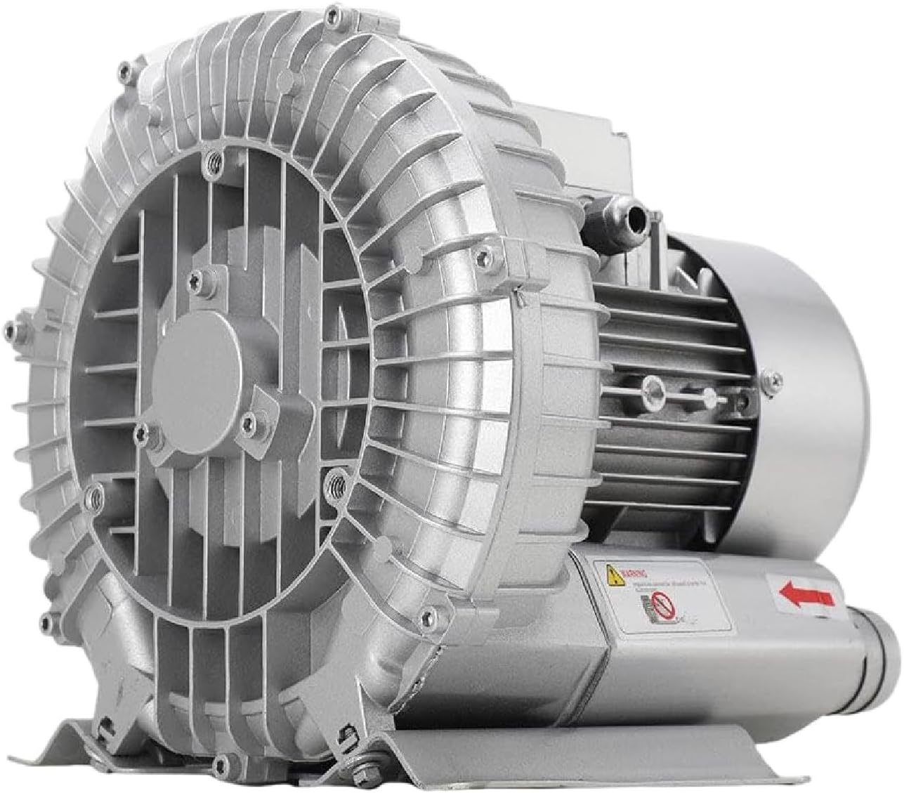 Regenerative Blower 0.5HP to 2HP, 380V 50Hz Industrial Vacuum Pump - Vortex Blower, High-Efficiency Regenerative Air Pump for Sewage Aeration & Wastewater Treatment, 1.1KW
