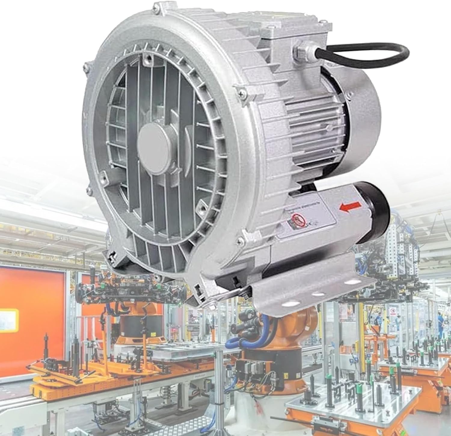 220V Side Channel Blower,120W-1100W Regenerative Blower,for Basement and Factory Ventilation,Regenerative Blower,1100W/1.48HP