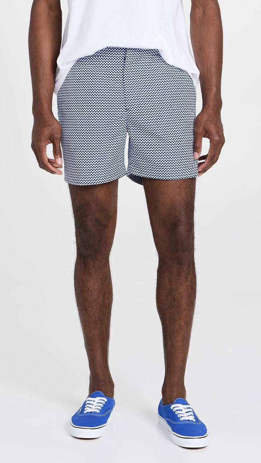Frescobol Carioca Men's Copacabana Classic Swim Shorts 5'