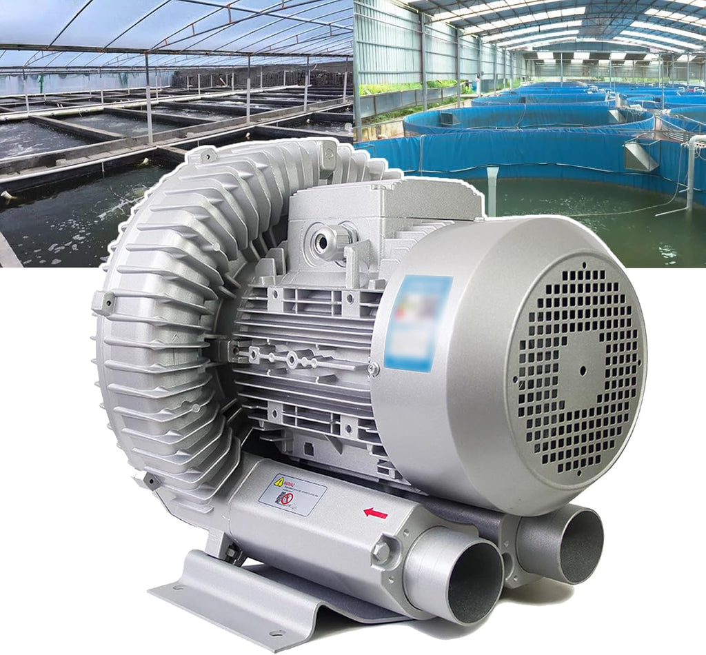 120W-1100W Regenerative Blower for Aquarium Hydroponics Pond Septic Tank Aerators,220V Electric Air Pump,1100W/1.48HP