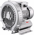 120W-1100W Regenerative Blower, 110v Vortex Blower, Single Phase, Industrial Vacuum Pump Ring Blower 0.16HP-1.49HP, for Air Blowing Or Suction,750W/1.01HP