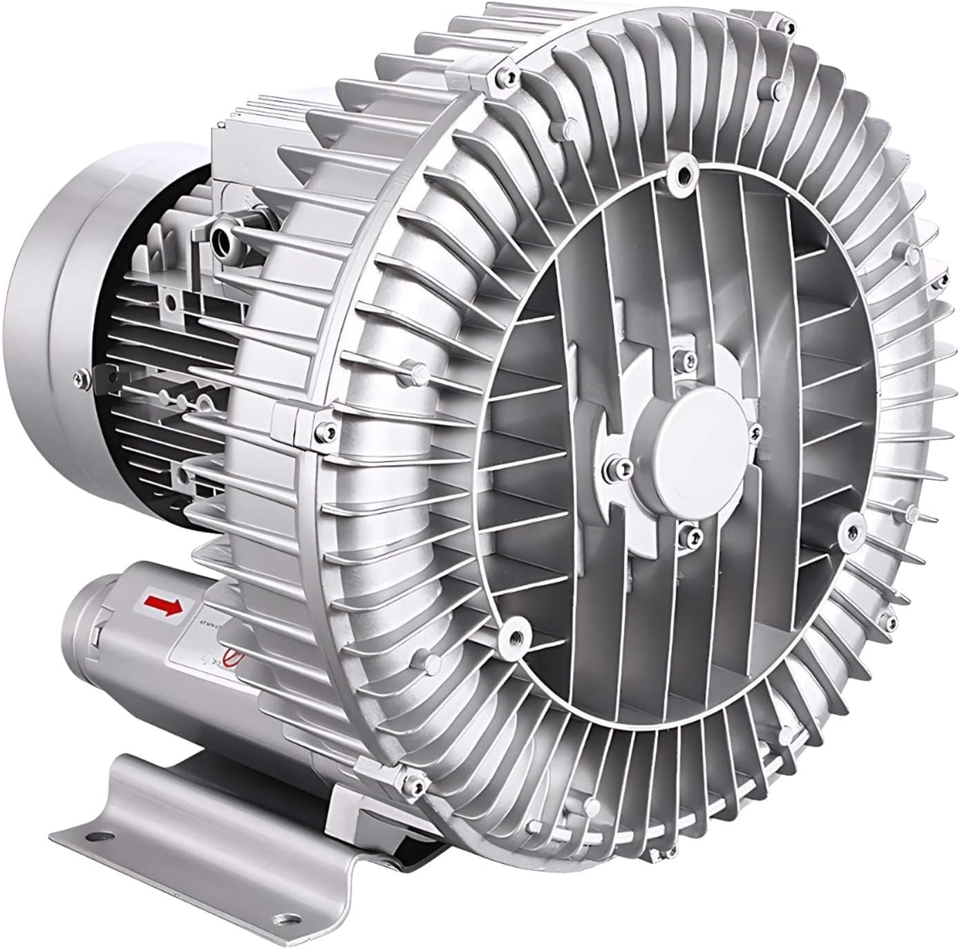 Industrial Regenerative Blower, Side Channel Vortex Blower 2980 Rpm, High Pressure Pump for Sewage Aeration, Fish Farm, Hydroponics System(120w,220v)