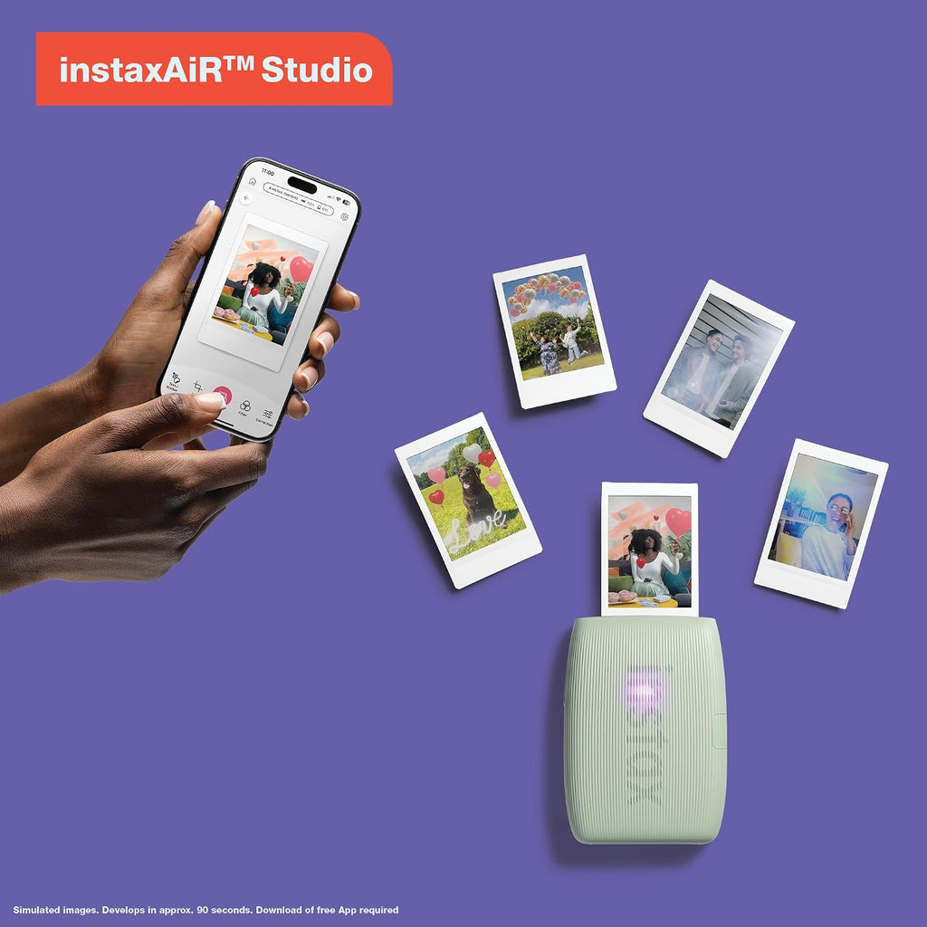 Fujifilm Instax Mini Link 3 Smartphone Printer - Sage Green
