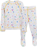 Soothems Eczema Footie Pajamas for Kids - PJs Shirt + Bottom - Moderate to Severe Eczema Treatment for Kids - Eczema Clothes & Sleepwear for Wet Wraps - Toddler Pajamas for Girls & Boys (2T)