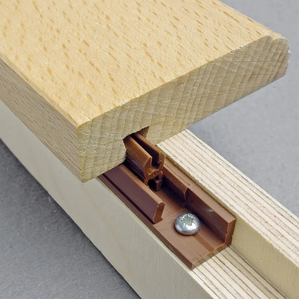 KNAPP KLICKpro Dovetail Receiving Connector – Quick Assembly with Woodworking Tools - No Visible Nail Holes for a Clean Finish - Durable & Versatile for Wood Jointer Projects – 500 PCS