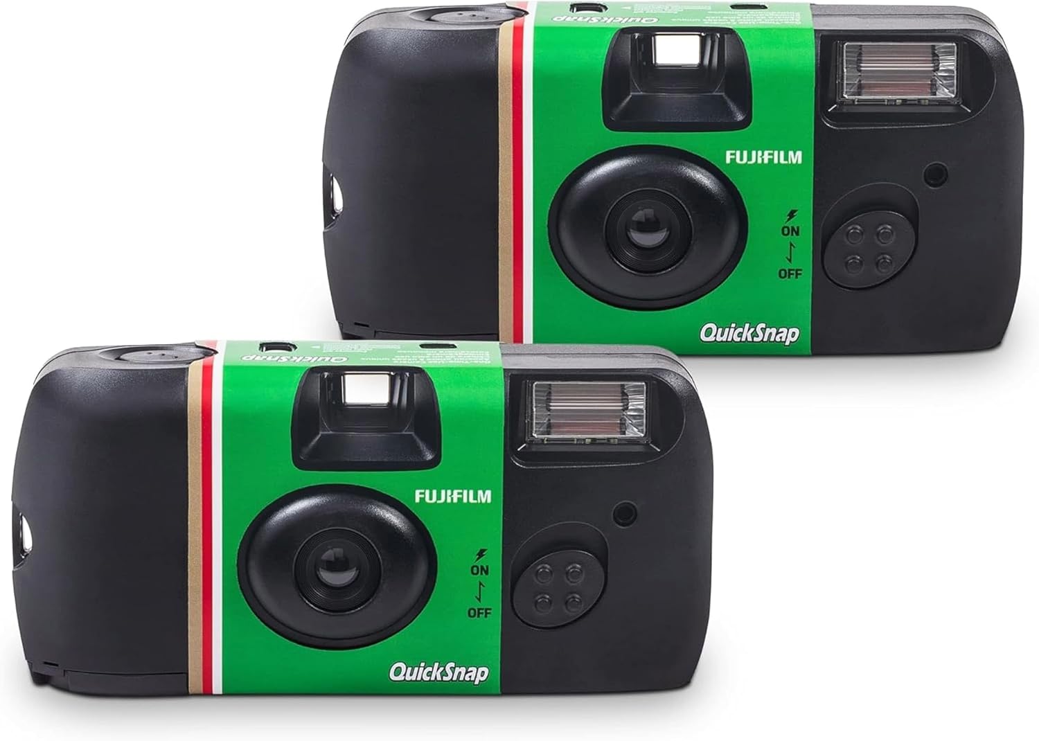 Fujifilm QuickSnap Flash 400 One Time Use 35mm Camera with Flash, 27 Exposures, 8-Pack