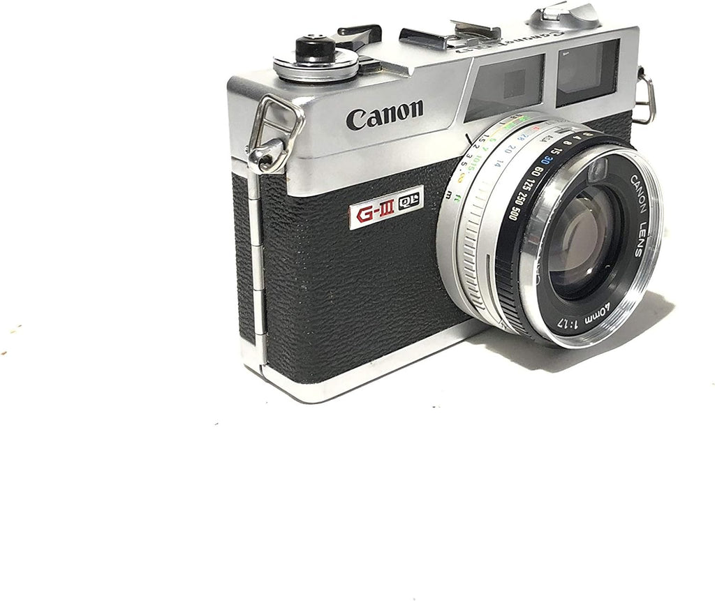 Canon Canonet QL17 GIII 35MM Rangefinder Film camera with Auto shutter and speed settings as well as manual mode. (Renewed)