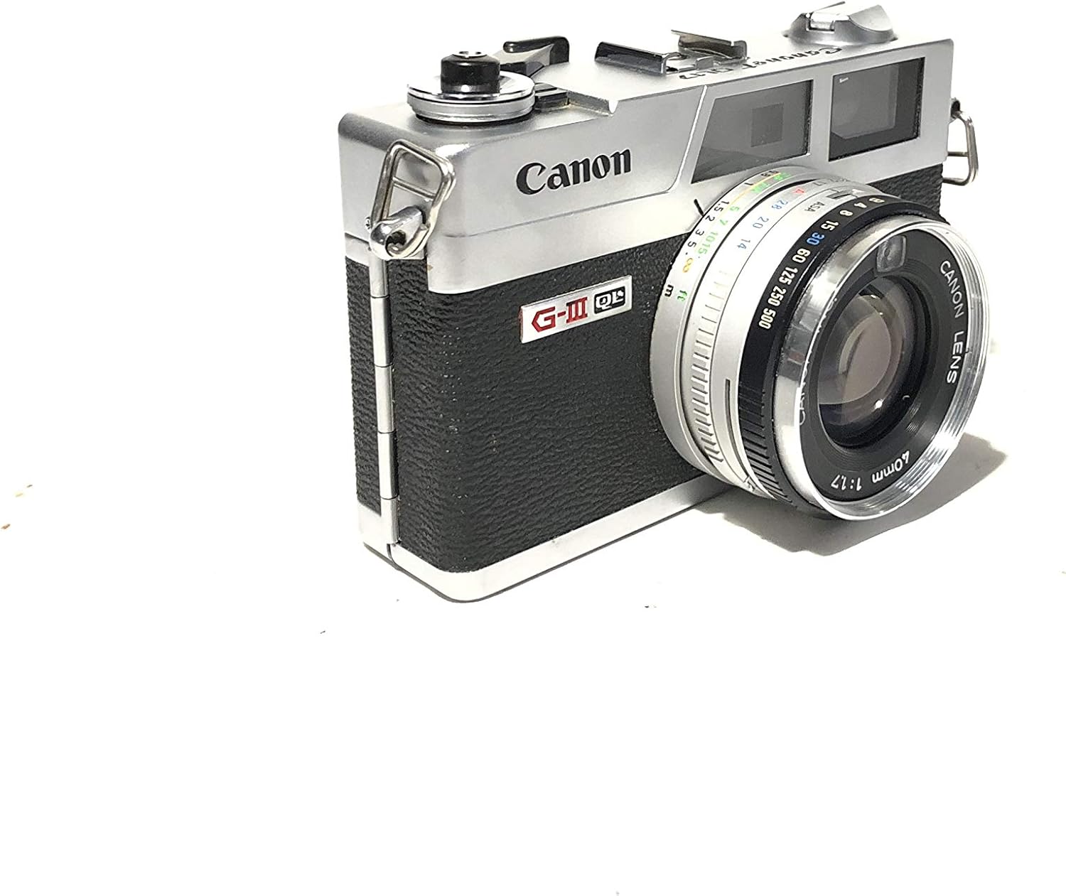 Canon Canonet QL17 GIII 35MM Rangefinder Film camera with Auto shutter and speed settings as well as manual mode. (Renewed)