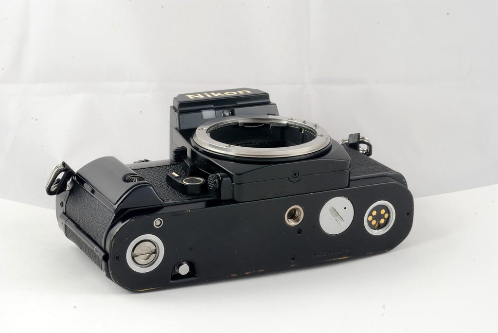 Black Nikon FA film camera; body only, no lens