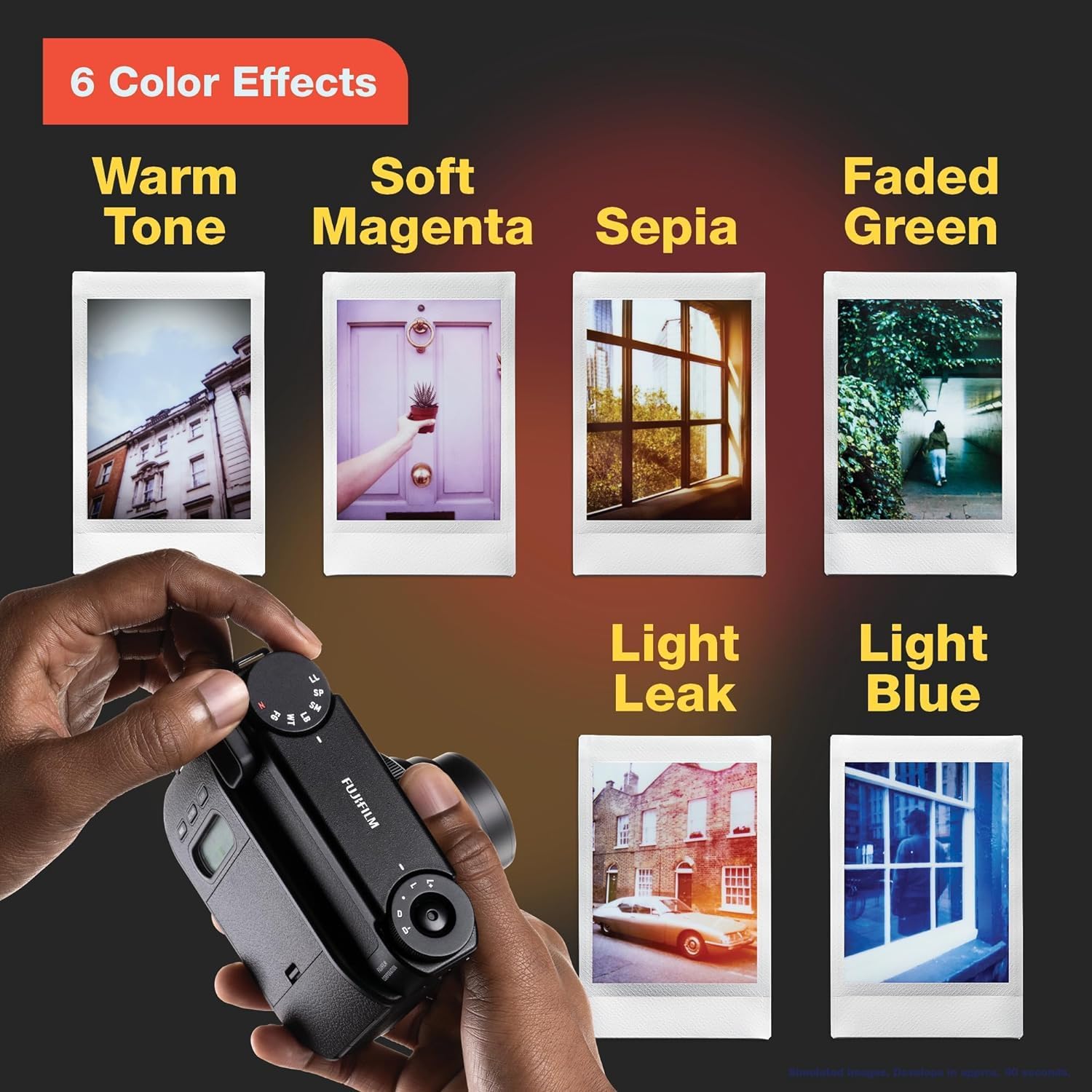 Fujifilm Instax Mini 99 Instant Film Camera, Matte Black, Bundle with Photo Album and Protective Case