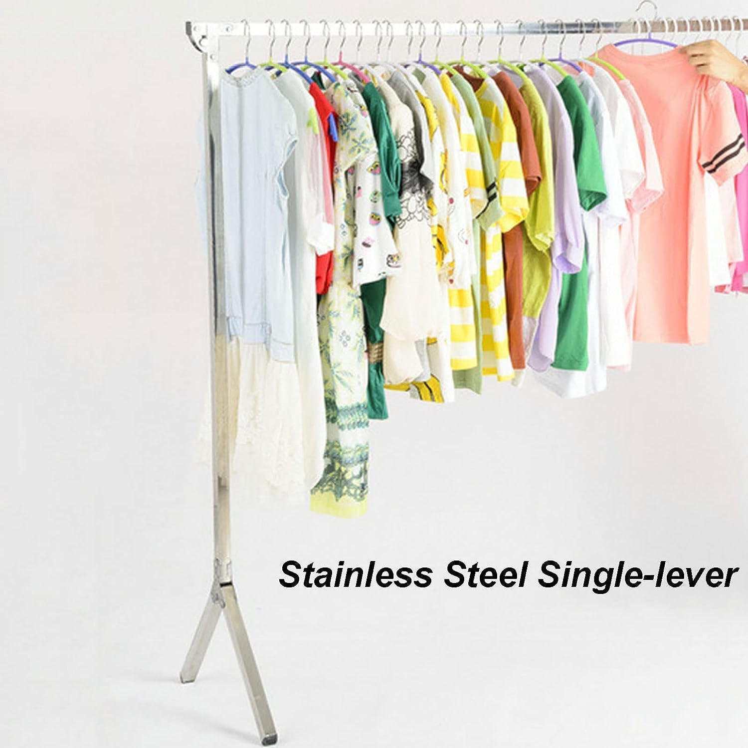 Laundry Drying Rack Stainless Steels Clothes Drying Rack Laundry Rack Portable Foldable Hanging Racks for Clothes Indoor Outdoor Clothes Drying Rack Outdoor Indoor