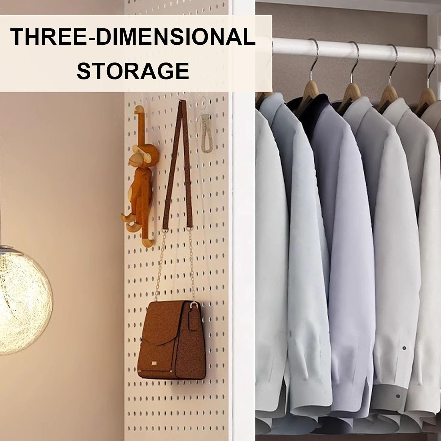 Heavy Duty Clothing Rack, Metal Freestanding Closet for Hanging Clothes, Easy to Assemble Wardrobe with Curtain for Bedroom and Dormitory
