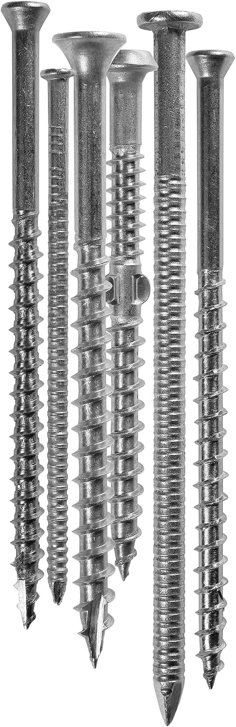 Simpson Strong-Tie S10300DBB Bugle-Head Wood Screw, Square Drive — #10 x 3 in. #2 Square, Type 305 (1500-Qty)