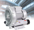 220V/380V Regenerative Blower, Single/Three Phase Vortex Ring Blower, Side Channel Blower, Industrial Vacuum Pump, for Factory Ventilation Dust Removal(1.1KW/220V)