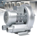 Side Channel Blower, Regenerative Blower, High-Pressure Vortex Ring Blowers, Industrial Vacuum Pump, 2800 Rpm, for Aquarium, Hydroponics Pond, Septic Tank Aerators (180W)