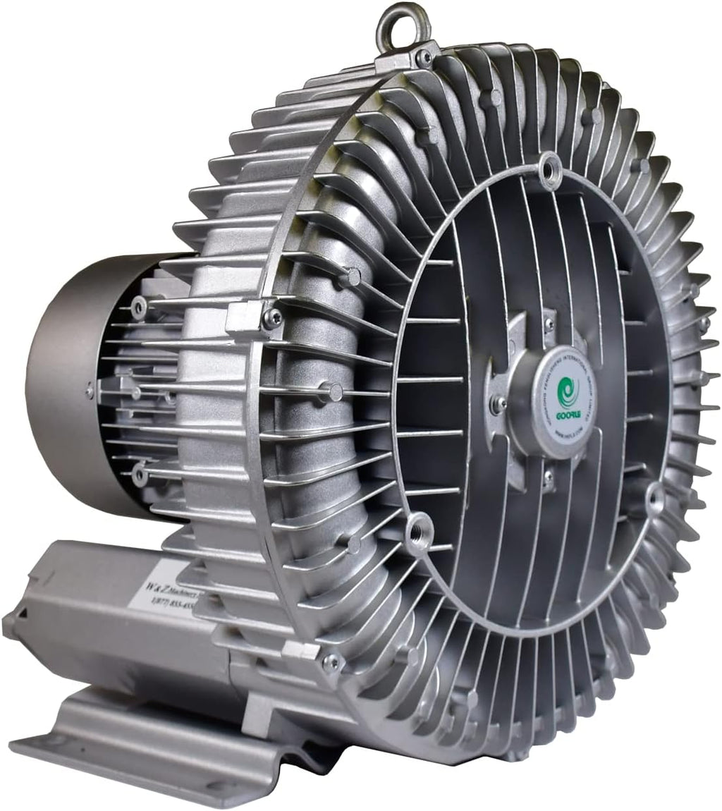 3.4 Hp Regenerative Blower 220V-480V 3Phase, 222CFM, 76' H2O press GHBH 003 34 1R7