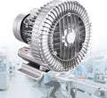 Industrial Grade Regenerative Blower 120w–1500w, High Pressure Vortex Ring Blower for Blowing, Suction and Hydroponics Aeration(120w,220v)