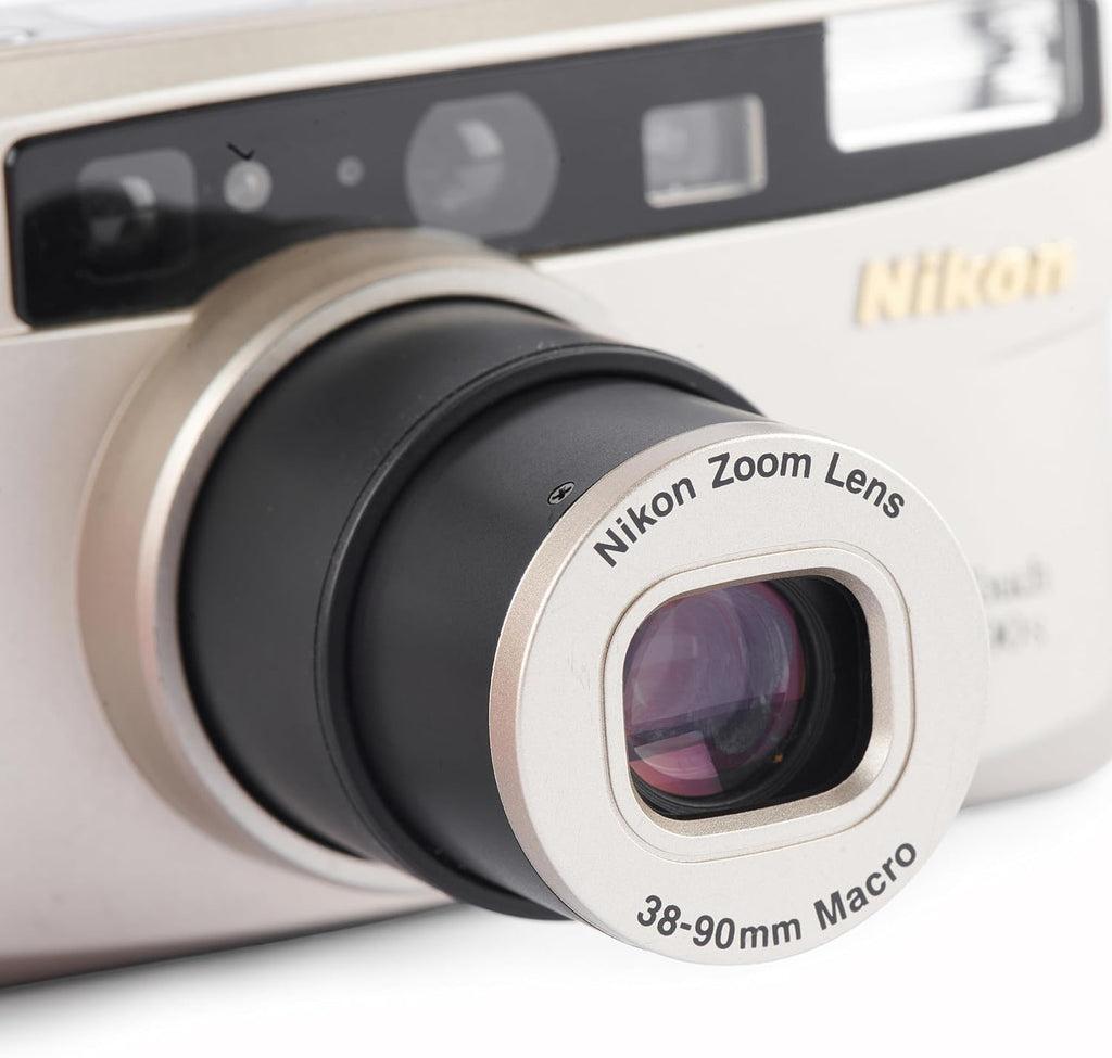 Nikon One Touch Zoom 90 AF 35mm Film Camera w/ Nikon Zoom Lens 38-90mm Macro Lens (Renewed)