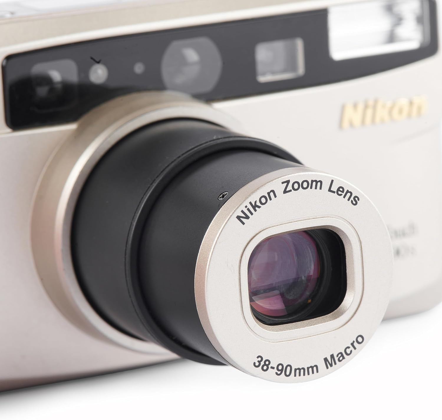 Nikon One Touch Zoom 90 AF 35mm Film Camera w/ Nikon Zoom Lens 38-90mm Macro Lens (Renewed)