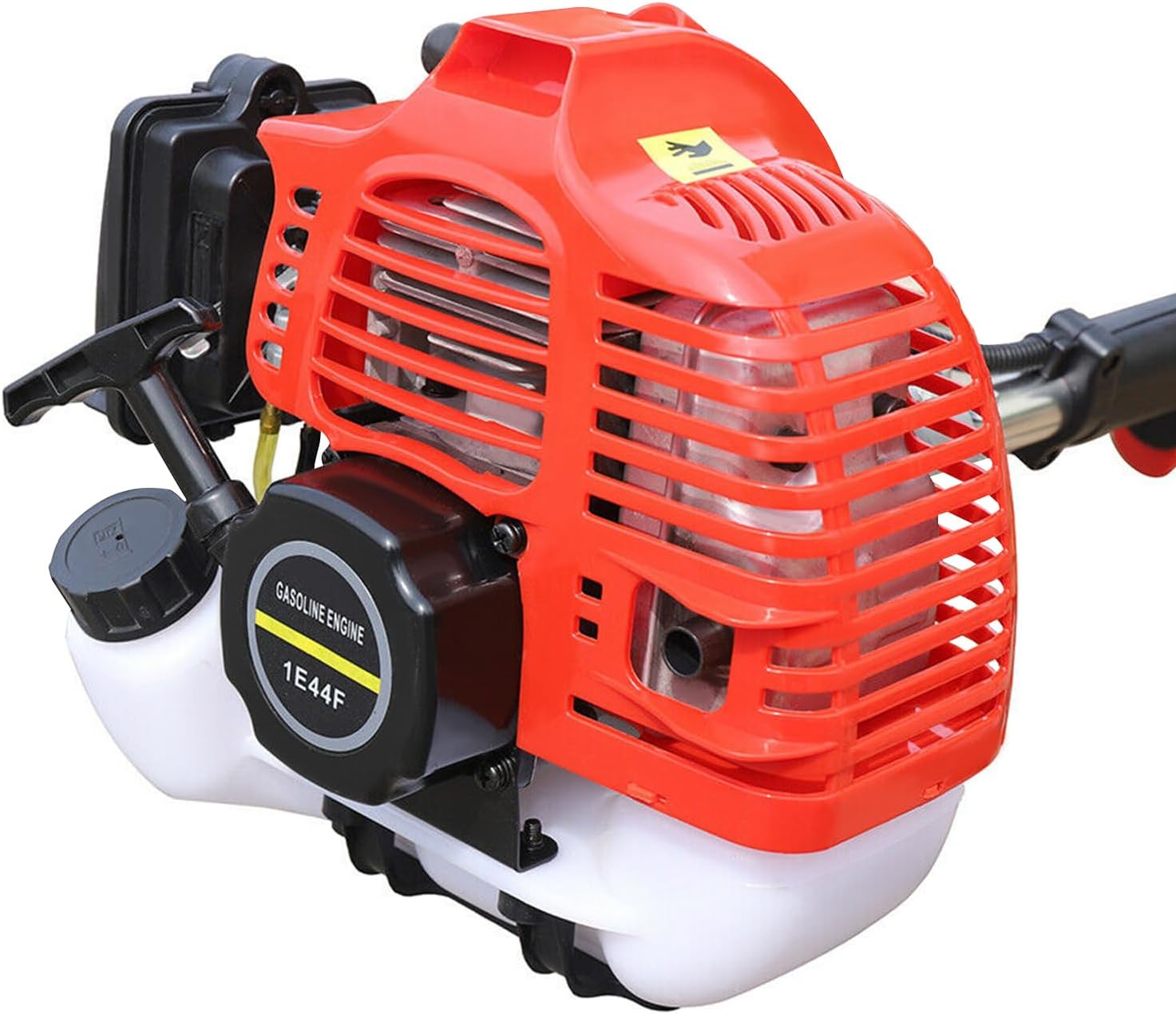 42.7CC 2-Stroke Mini Tiller Cultivator, 1250kw Handheld Gas Powered Lightweight Garden Tiller Cultivator for Farm Plant & Lawn Digging, Weeding Removal & Soil Cultivation 1.1L