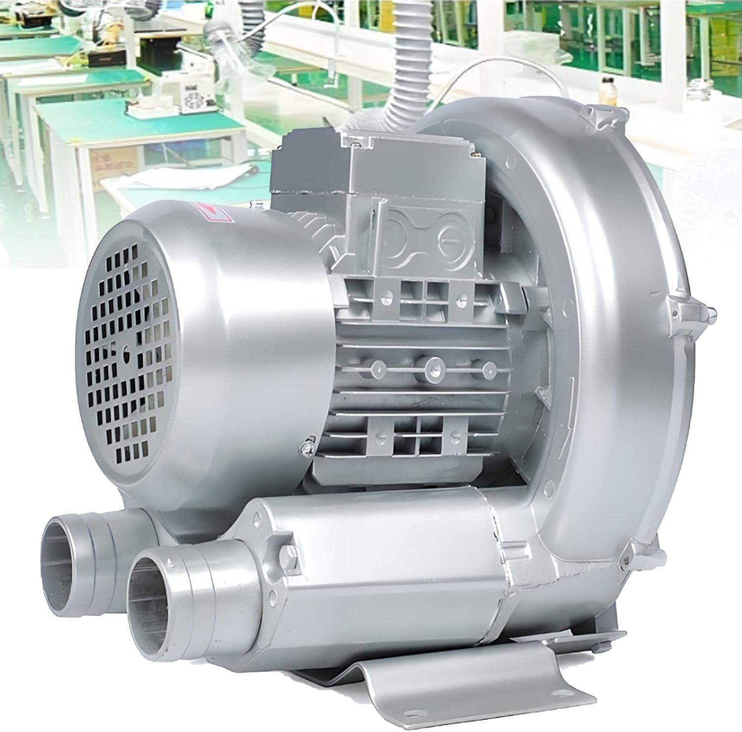 High-Pressure Vortex Ring Blower,regenerative Turbo Blower,for Air Blowing for Sewage Aeration Aquarium Fish Pond (750W)