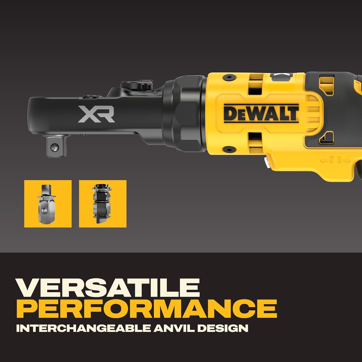 DEWALT 20V MAX* XR Brushless 1/4 in. & 3/8 in. Sealed Head Ratchet (Tool Only) (DCF520B)