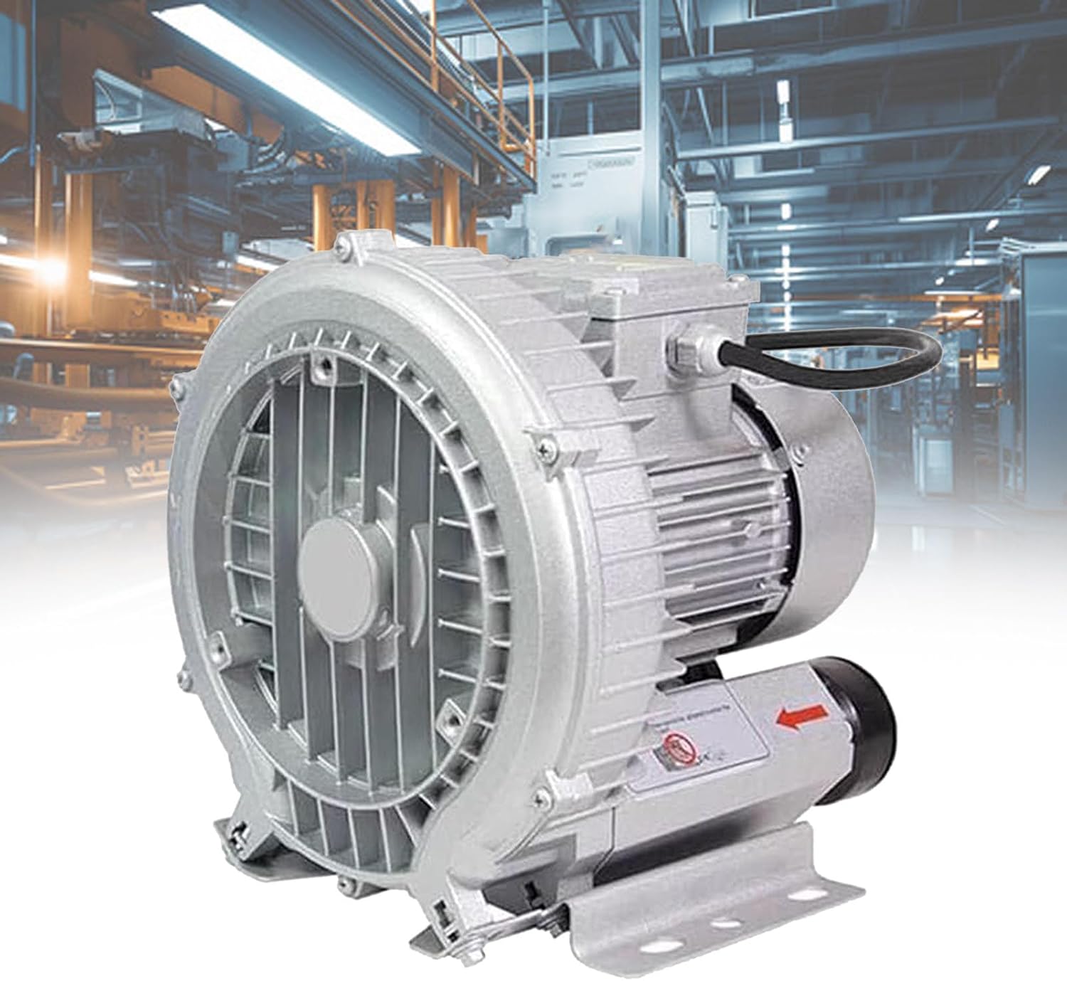 120W-1100W Regenerative Blower,V0rtex Ring Blower, Industrial Vacuum Pump for Sewage Aeration Aquarium Fish Pond,250W/0.34HP