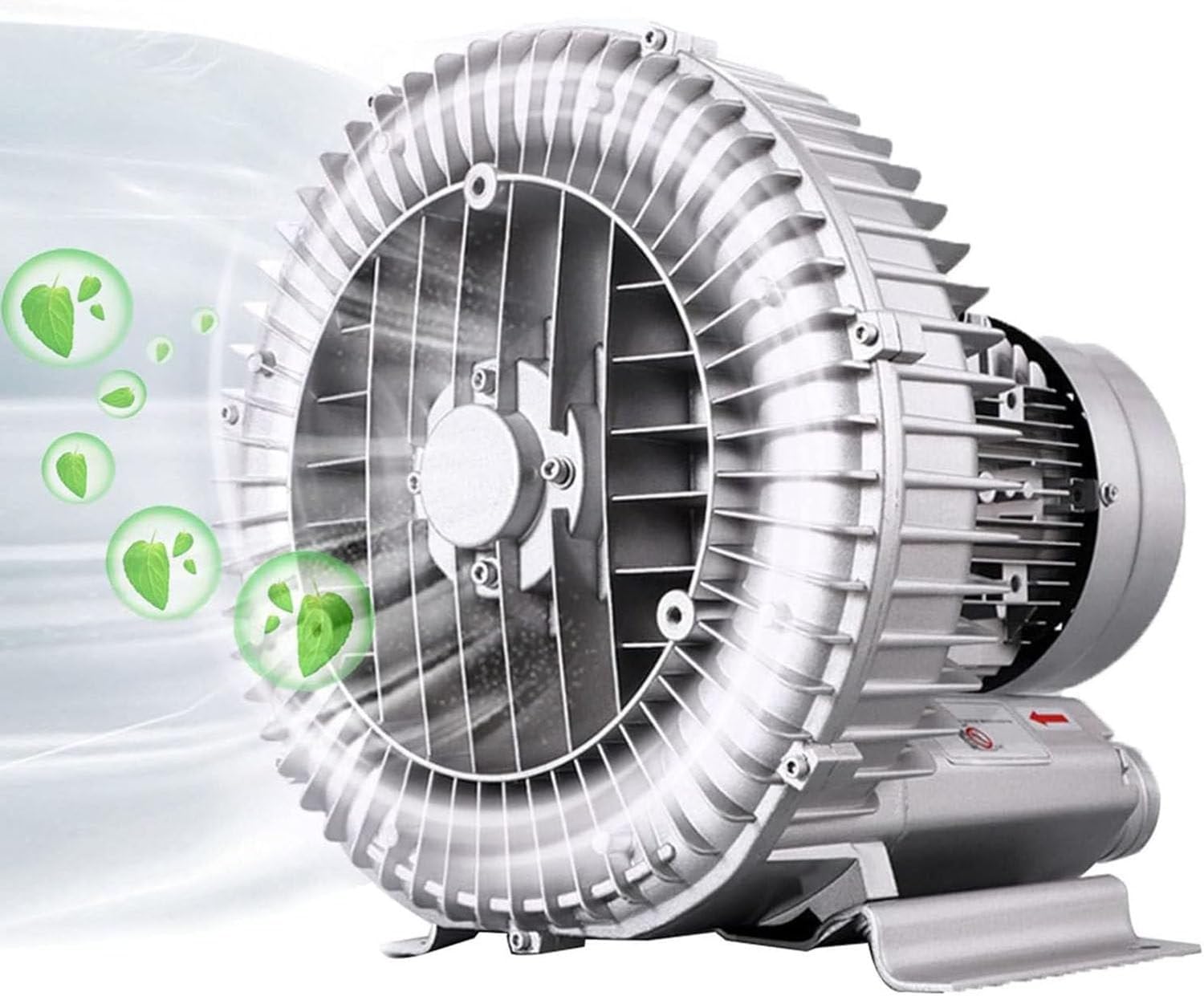 220V Regenerative Blower,High-Pressure Vortex Ring Blower, Regenerative Blower,Aquariums/Fish Farms/Aquaculture/Industrial Vacuum Pump,Three-Phase Electricity,550W/0.74HP