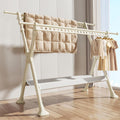 Foldable Freestanding Clothes Drying Rack, Portable and Extendable Clothing Rack with Stable Structure for Hanging Clothes