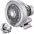 High Pressure Regenerative Blower, Vortex Ring Industrial Pump with Blowing and Suction for Sewage Aeration and Industrial Ventilation(120w,220v)