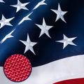 American Flag 15X25 ft Deluxe Super Tough Series, Heavy Duty Spun Polyester, 6 Brass Grommets, All Weather Extra Large US Flag USA High Wind with Embroidered Stars, Oversized Flags Outdoor Outside
