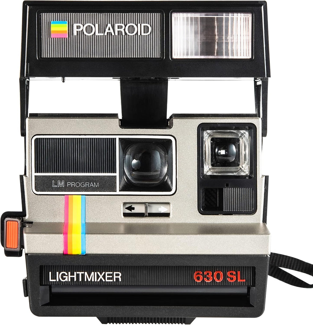Polaroid 630 SL Lightmixer Silver woth Rainbow Stripe (Renewed)